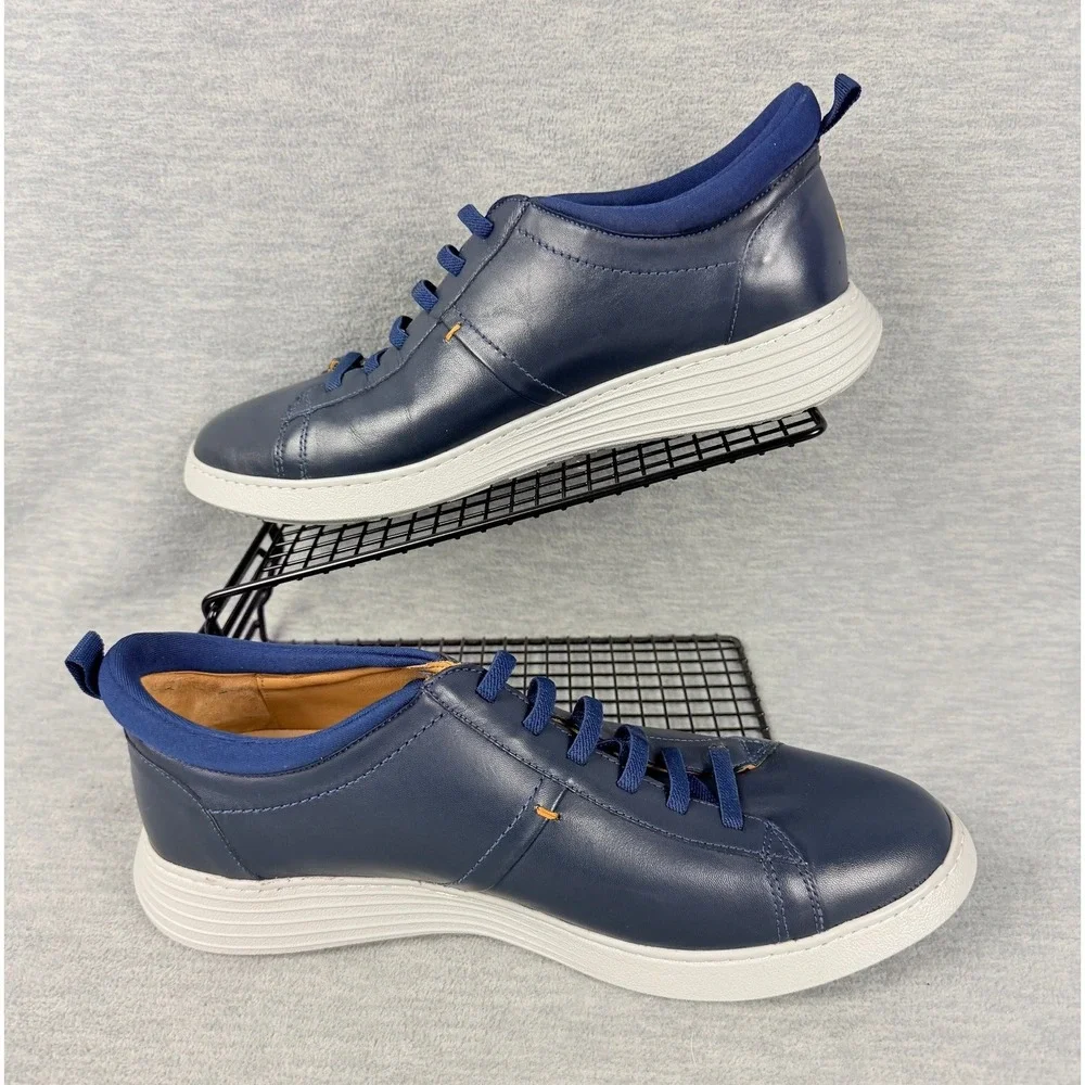 Samuel Hubbard Featherlight Flight Sneakers Mens 11 M Blue Navy Leather Casual